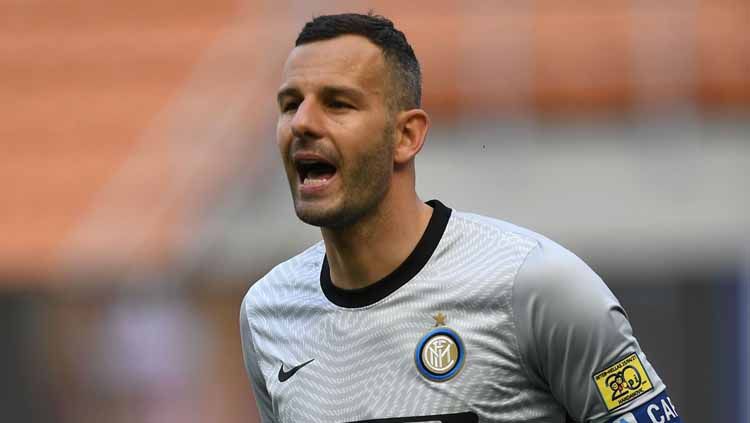 Meski bakal ditinggal Samir Handanovic saat dua pemain Real Madrid, Nacho Fernandez dan Dani Ceballos yang dikabarkan hengkang ke Inter Milan di bursa transfer Copyright: © Alessandro Sabattini/Getty Images