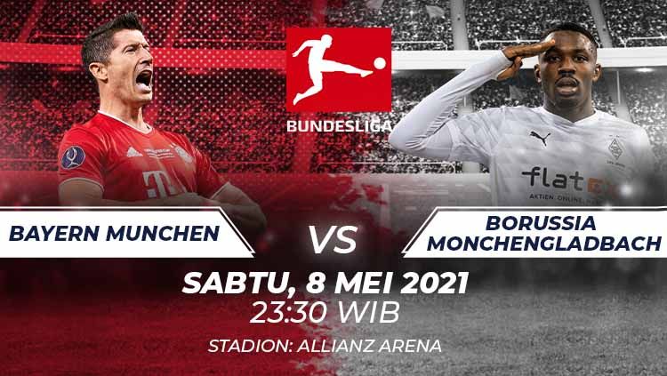 Bayern Munchen vs Borussia Monchengladbach. Copyright: © Grafis:Frmn/Indosport.com