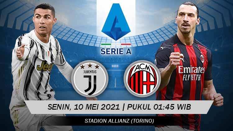 Bedah duel antarlini pertandingan antara Juventus vs AC Milan pada pekan ke-35 Liga Italia musim 2020-2021. Copyright: © Grafis:Yanto/Indosport.com
