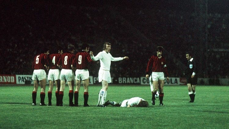 Pertandingan final Piala Winners antara AC Milan kontra Leeds United, 16 Mei 1973. Copyright: © Leeds United