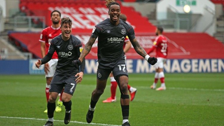 Striker Brentford, Ivan Toney. Copyright: © twitter.com/ivantoney24