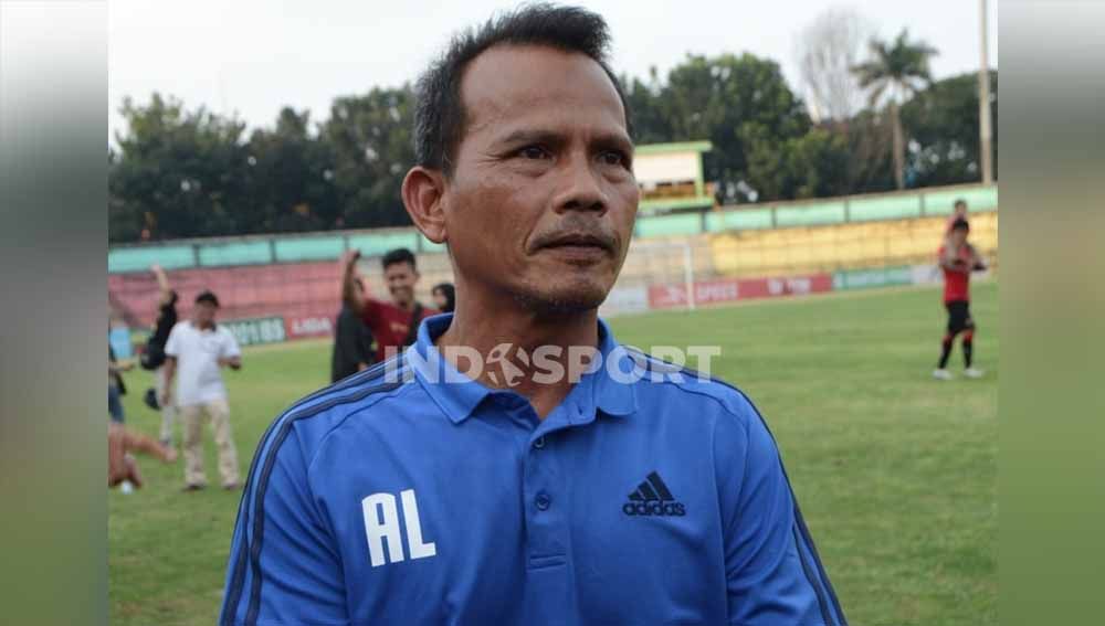 Pelatih PSMS Medan, Ansyari Lubis. Copyright: © Aldi Aulia Anwar/INDOSPORT