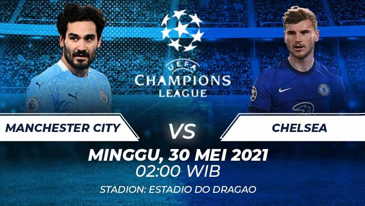 Link Live Streaming Final Liga Champions: Manchester City Vs Chelsea ...