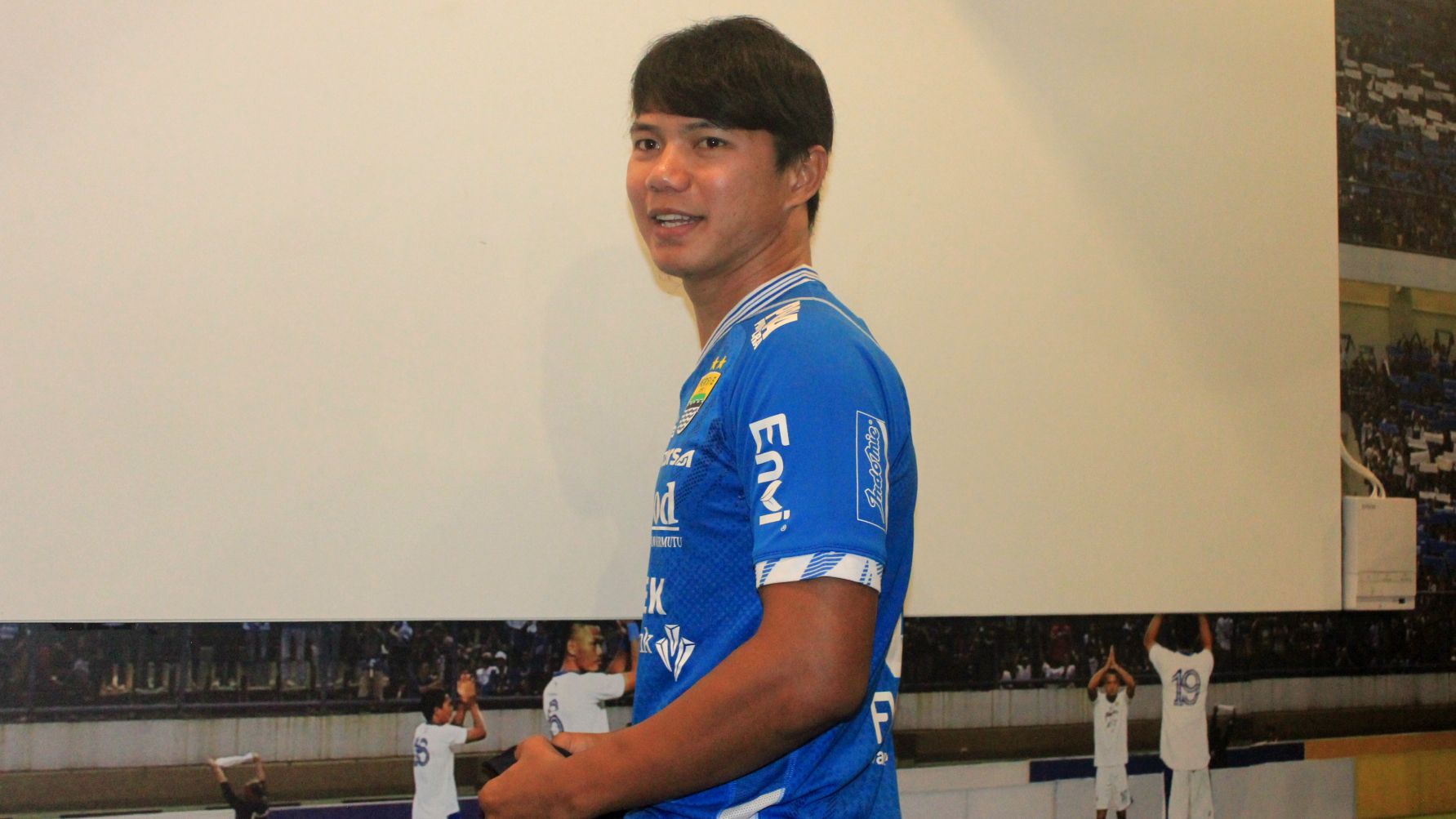 Pemain belakang Persib Bandung, Achmad Jufriyanto. Copyright: © Arif Rahman/INDOSPORT