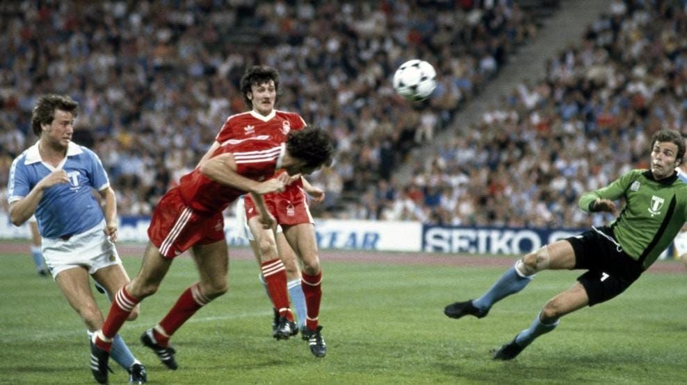 Nottingham Forest menjuarai Liga Champions usai mengalahkan Malmo dalam pertandingan final, 30 Mei 1979. Copyright: © UEFA