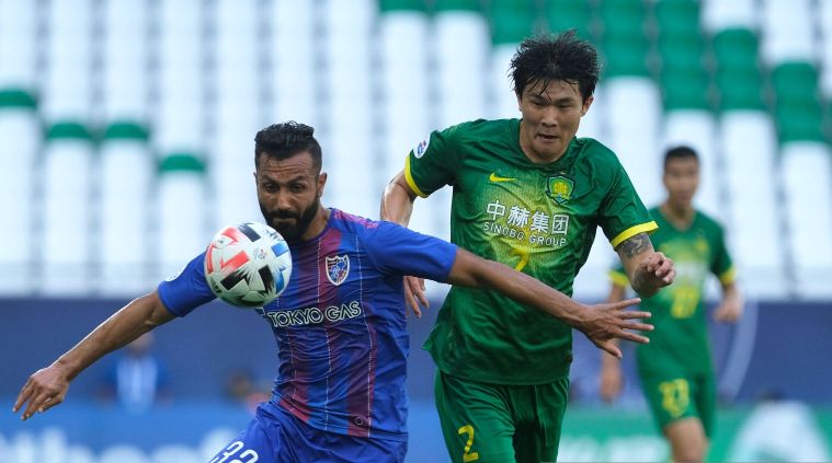 Kim Min-jae saat masih merumput di China. Copyright: © Simon Holmes/Getty Images