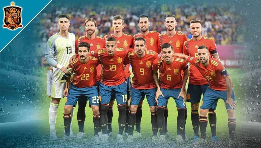 Timnas Spanyol di Euro 2020. Copyright: © Grafis:Yanto/Indosport.com