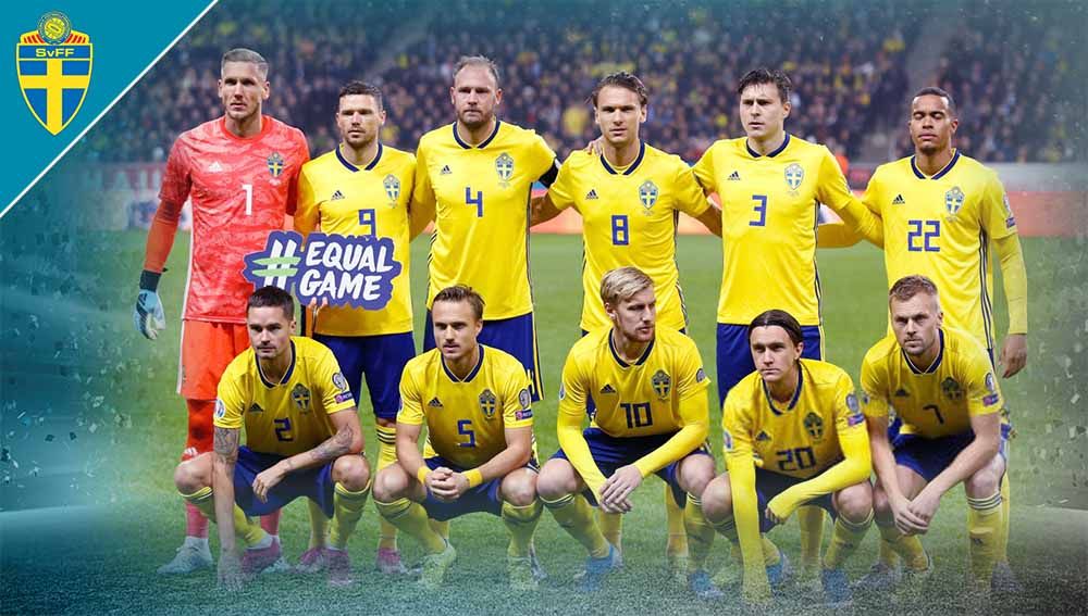 Timnas Swedia di Euro 2020. Copyright: © Grafis:Yanto/Indosport.com