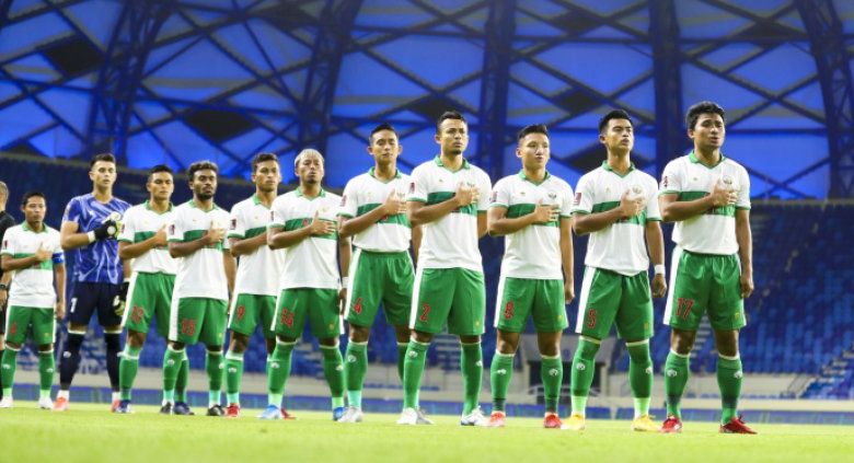 Timnas Indonesia bersiap meladeni Uni Emirat Arab di laga pamungkas kualifikasi Piala Dunia 2022. Copyright: © PSSI