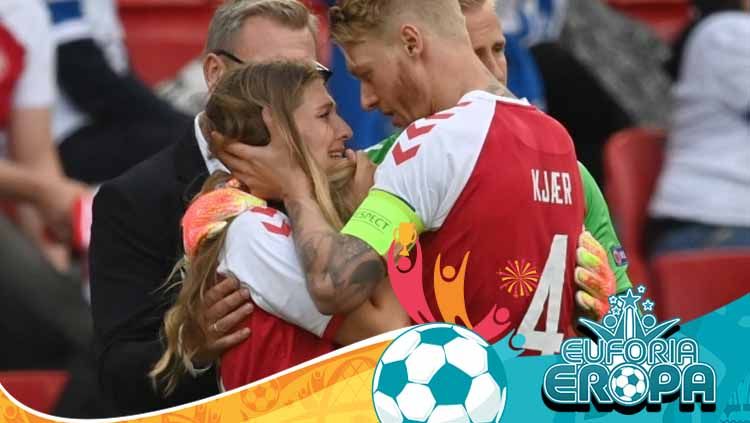 Sabrina Kvist, Pacar Christian Eriksen. Copyright: © thesun/EPA