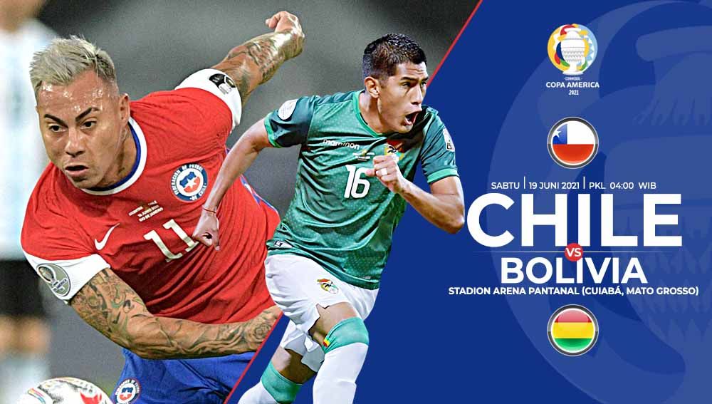 Ini prediksi pertandingan Copa America antara Chile vs Bolivia. Copyright: © Grafis:Yanto/Indosport.com