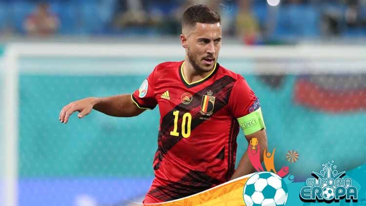 Eden Hazard, pemain Timnas Belgia. Copyright: © Vincent Van Doornick/Isosport/MB Media/Getty Images