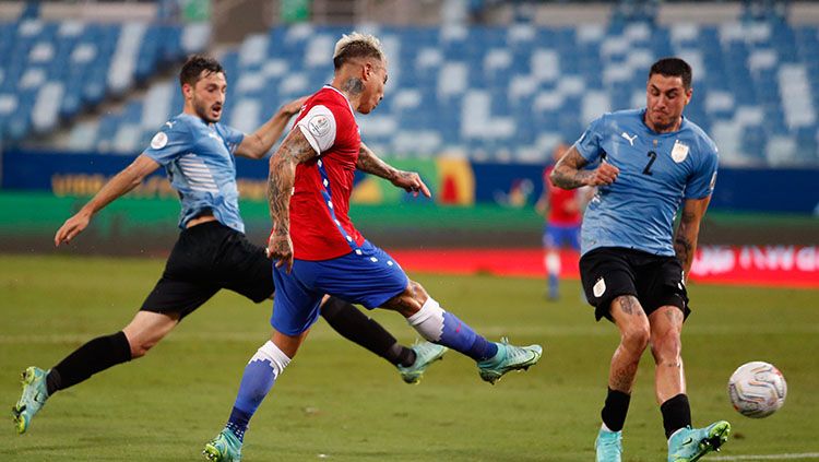 Uruguay vs Chile di Copa America. Copyright: © Miguel Schincariol/Getty Images