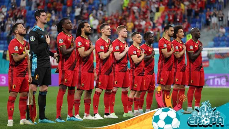 Skuat Timnas Belgia saat berlaga di Euro 2020. Copyright: © Gonzalo Arroyo - UEFA/UEFA via Getty Images