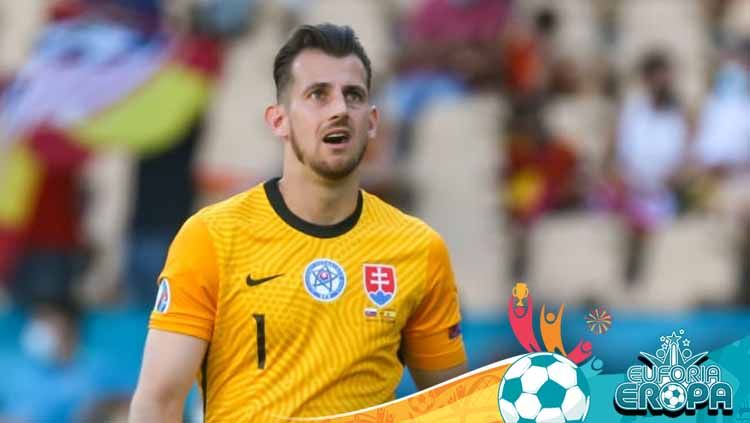 Martin Dubravka di laga Euro 2020 Slovakia vs Spanyol. Copyright: © Cezaro De Luca/picture alliance via Getty Images