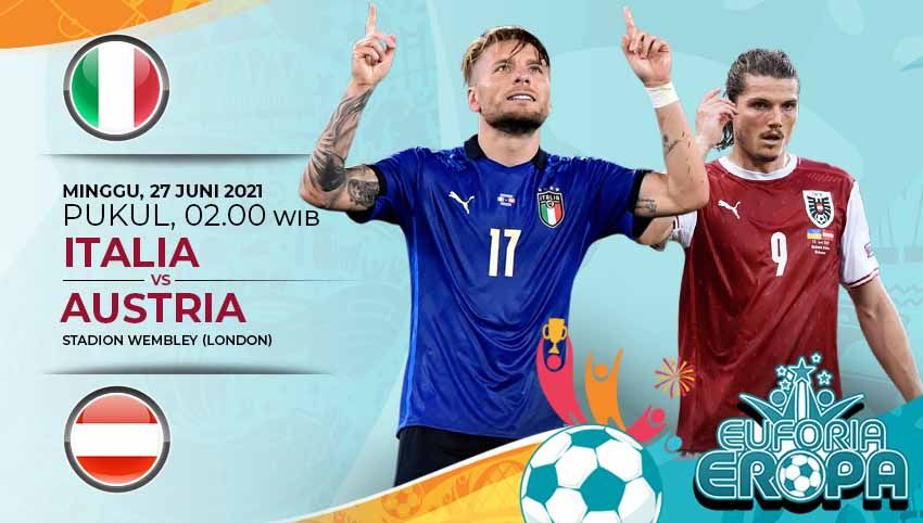 Link Live Streaming Babak 16 Besar Euro 2020 Italia Vs Austria Indosport