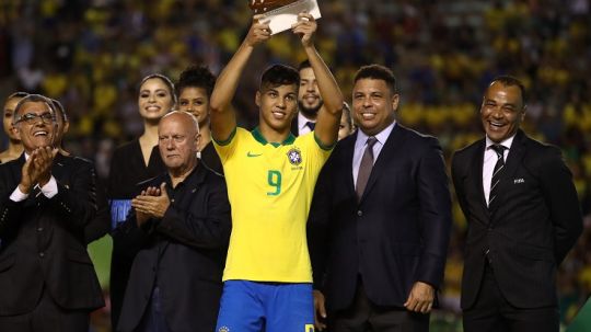 Kaio Jorge, wonderkid berjuluk Ronaldo Brasil baru. Copyright: © Buda Mendes - FIFA/Getty Images