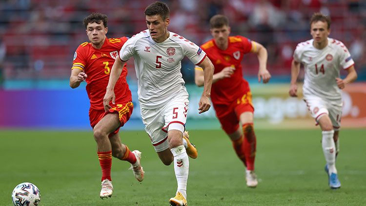 Wales vs Denmark di Euro 2020. Copyright: © Getty Images