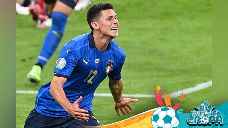 Gagal di AC Milan, Matteo Pessina kini 2 kali jadi pahlawan Italia di Euro 2020, termasuk saat singkirkan Austria di babak 16 besar, Minggu (27/06/21) dini hari. Copyright: © JUSTIN TALLIS/POOL/AFP via Getty Images