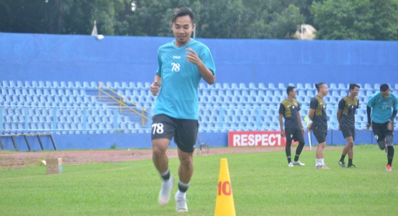 Winger Sriwijaya FC, Rahel Radiansyah dikabarkan sudah pulih dari cedera. Copyright: © Muhammad Effendi/INDOSPORT