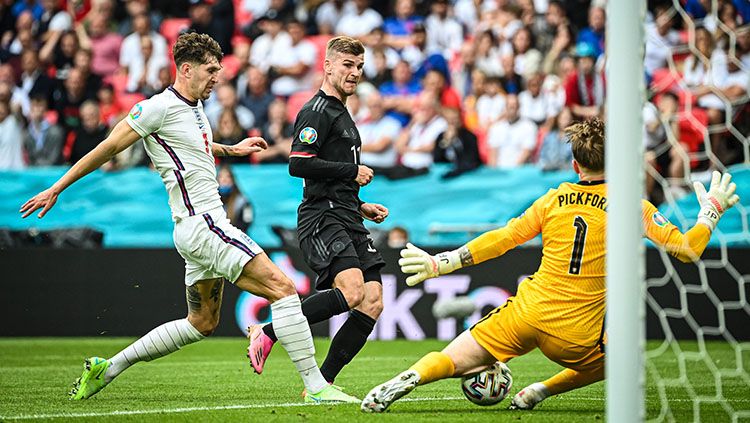 Inggris vs Jerman. Copyright: © Marvin Ibo Guengoer/Getty Images