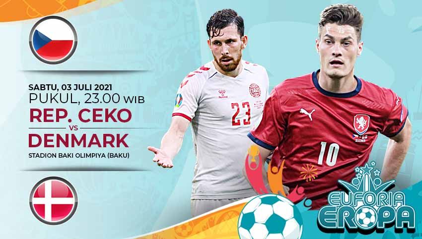 Prediksi Euro 2020 Ceko vs Denmark: Pembuktian Siapa Kuda Hitam Terbaik yang Layak ke Semifinal. Copyright: © Grafis:Yanto/Indosport.com