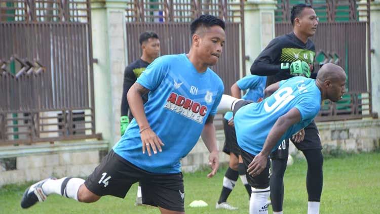 Pemain PSMS Medan, I Gede Sukadana. Copyright: © Aldi Aulia Anwar/INDOSPORT