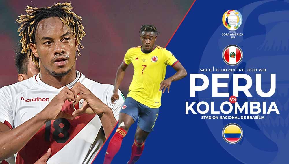 Link Live Streaming Perebutan Peringkat Ketiga Copa America 2021: Kolombia vs Peru. Copyright: © Grafis:Yanto/Indosport.com
