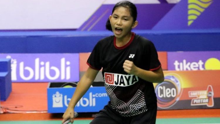Atlet bulutangkis Indonesia, Tasya Farahnailah. Copyright: © Djarum Badminton