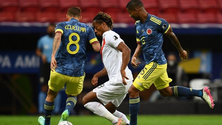 Duel perebutan tempat ketiga Copa America 2021 antara Kolombia vs Peru. Copyright: © twitter.com/CopaAmerica