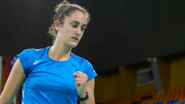 Tunggal putri andalan Spanyol Clara Azurmendi mengaku sangat siap dalam menatap pagelaran Spain Masters 2023 di mana ini akan jadi ajang balas dendam.  Copyright: © BWF Olympics