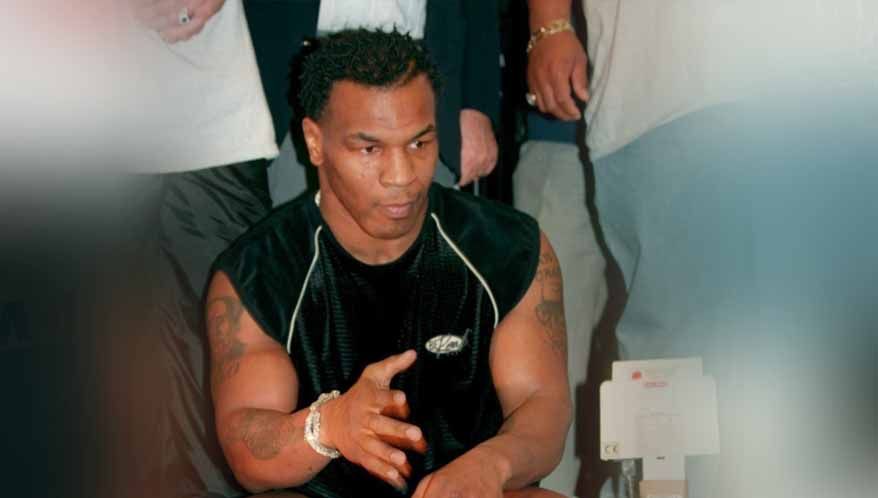 Mike Tyson, petinju kelas berat. Copyright: © Magi Haroun/EMPICS via Getty Images