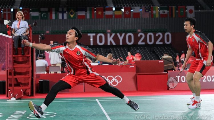 Ganda putra Indonesia di Olimpiade 2020, Mohammad Ahsan/Hendra Setiawan Copyright: © NOC Indonesia