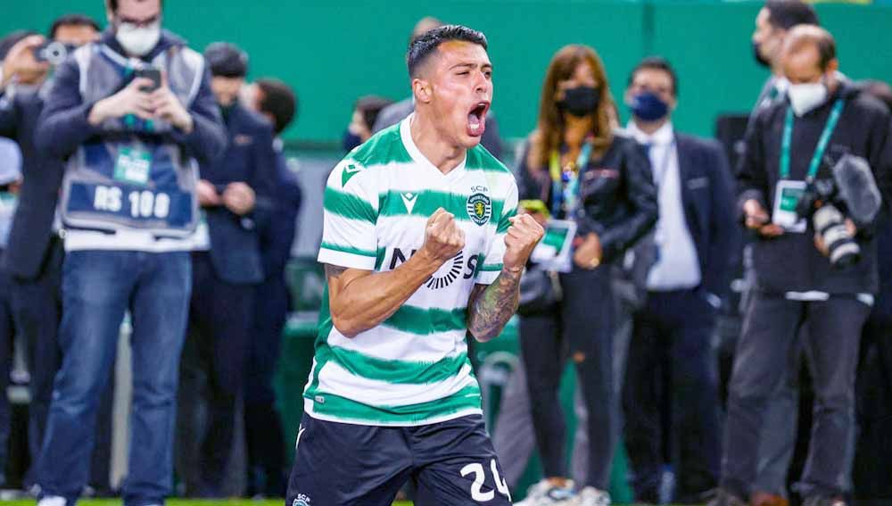 Pedro Porro, pemain Sporting CP. Copyright: © Carlos Rodrigues/Getty Images