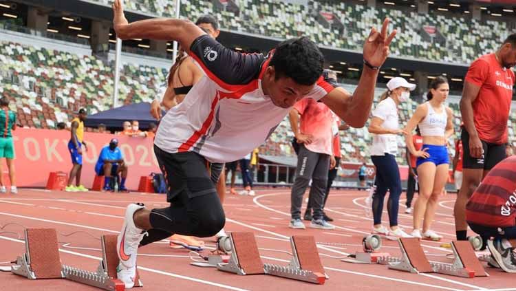 Lalu Muhammad Zohri, sprinter Indonesia. Copyright: © NOC Indonesia