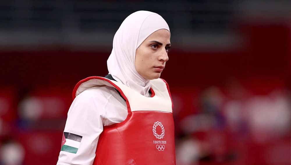 Atlet taekwondo Yordania, Julyana Al-Sadeq. Copyright: © Maja Hitij/Getty Images