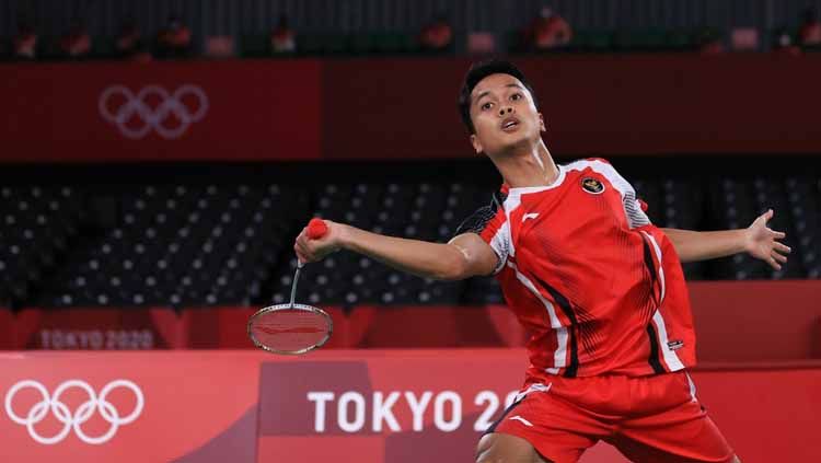 Anthony Ginting waspadai kekuatan Weng Hong Yang jelang perempat final Badminton Asia Championship 2022. Copyright: © NOC Indonesia