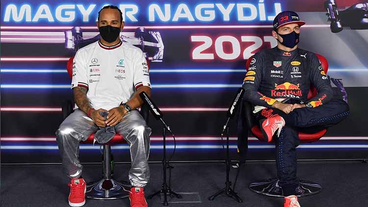 Lewis Hamilton dan Max Verstappen terlibat rivalitas panas di Formula 1 tahun ini. Berikut 5 rivalitas terpanas yang sebelumnya pernah hadir di dunia F1. Copyright: © Mark Sutton - Pool/Getty Images