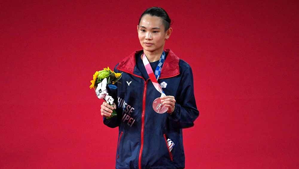 Tai Tzu Ying pemegang medali perak Olimpiade Tokyo 2020 Copyright: © ALEXANDER NEMENOV/AFP via Getty Images