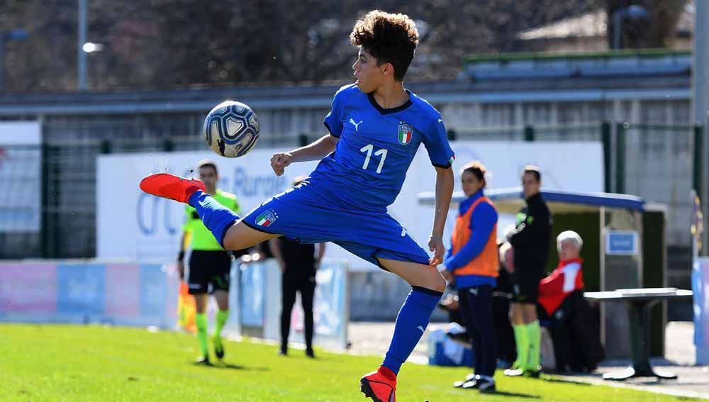 Samuele Vignato, wonderkid masa depan Italia incaran AC Milan. Copyright: © Alessandro Sabattini/Getty Images