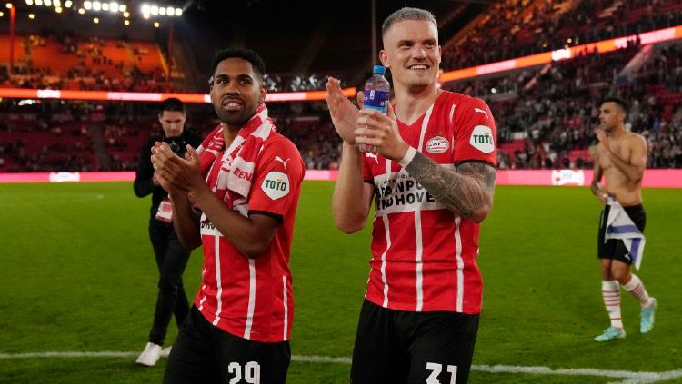 Hasil Kualifikasi Liga Champions PSV Eindhoven vs FC Midtjylland Copyright: © Prestige/Soccrates/Getty Images