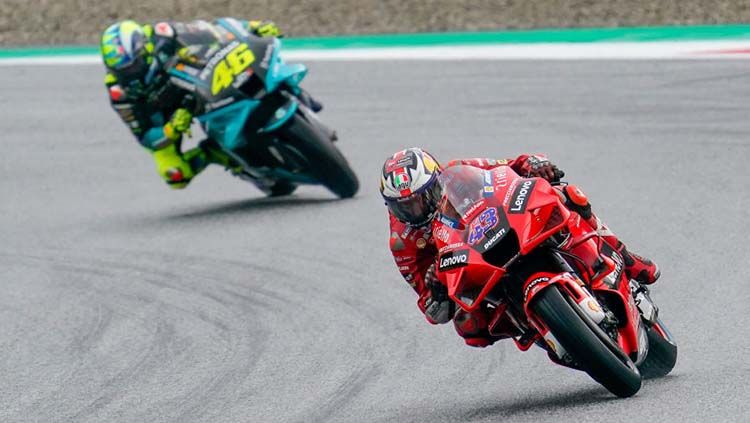 Pembalap Ducati, Jack Miller, di MotoGP Styria 2021. Copyright: © Josef Bollwein/SEPA.Media /Getty Images