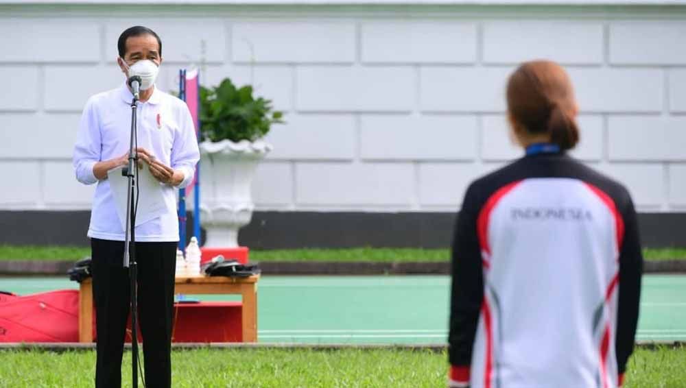 Presiden Joko Widodo meminta bantuan Jepang, guna memberi arahan dan mendampingi Indonesia untuk menyelesaikan pending matters, perihal sanksi Badan Anti-Doping Dunia (WADA). Copyright: © Sekretariat Presiden