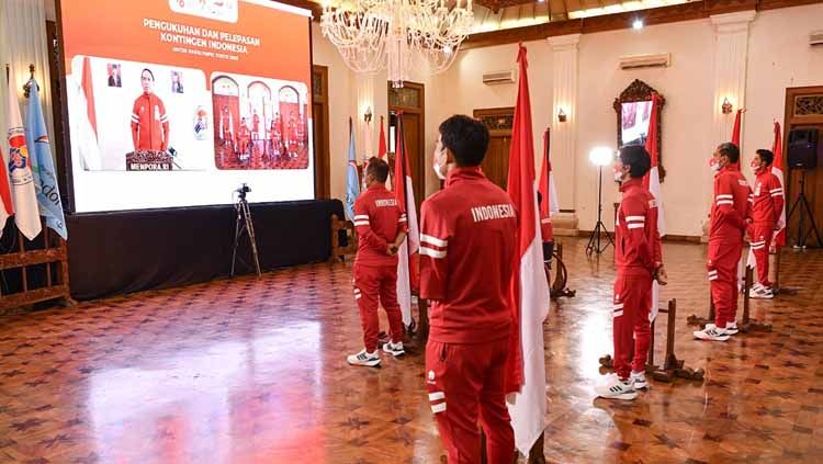 Kementerian Pemuda dan Olahraga, Zainduin Amali, berharap ada tambahan atlet Indonesia di Paralimpiade Paris 2024. Copyright: © NPC Indonesia