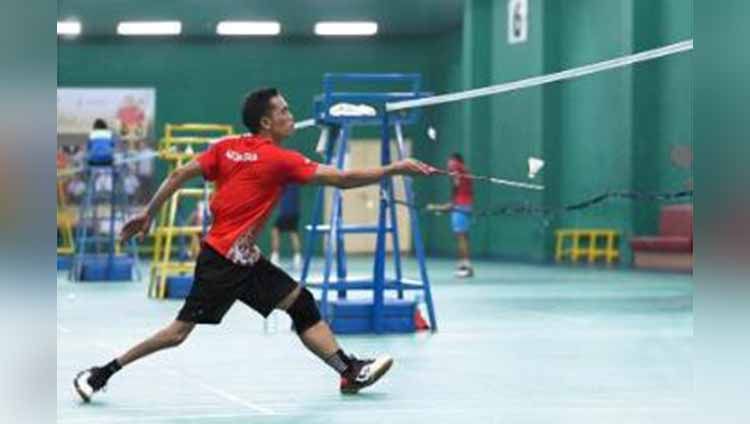 Ukun Rukaendi, pemain Parabadminton tunggal putra Indonesia. Copyright: © city.machida.tokyo.jp