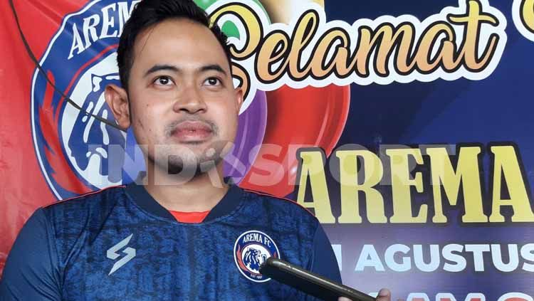 Presiden Arema FC, Gilang Widya Pramana. Copyright: © Ian Setiawan/INDOSPORT