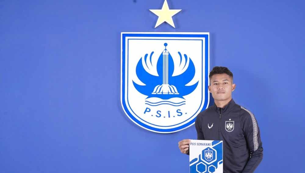 Pemain baru PSIS, Reza Irfana yang baru didatangkan dari Bali United. Copyright: © Media PSIS