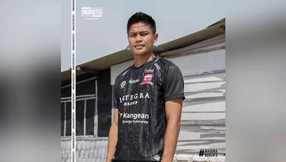 Kapten Madura United, Fachrudin Aryanto. Copyright: © MO Madura United