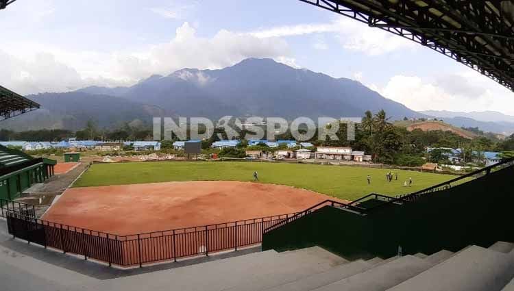 Venue softball PON XX Papua. Copyright: © Sudjarwo/Indosport.com