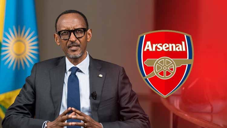 Arsenal Didesak Fans ‘Rekrut’ Presiden Rwanda. Copyright: © newafricamagazine